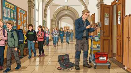 Hledáme nového školníka do týmu