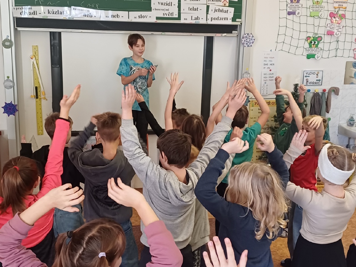 Malí učitelé ze IV. D v akci