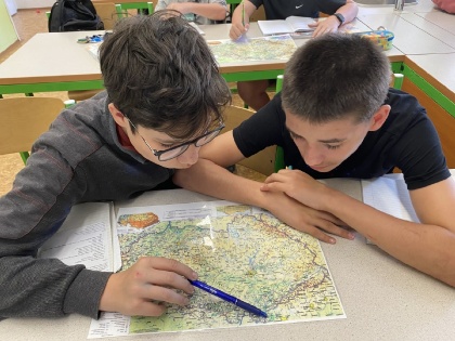 Monolog v angličtině o České republice - projektový cíl v VII. A a VII. B