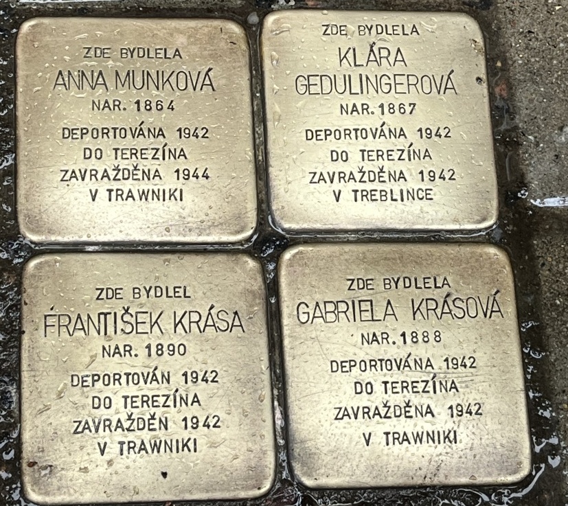 VII. B čistila Stolpersteine