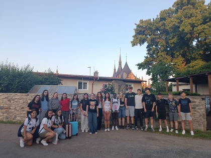 Návštěva španělských studentů u nás